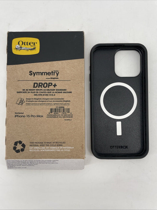 OtterBox SYMMETRY SERIES Case for Apple iPhone 15 Pro Max - Black