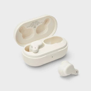 Active Noise Canceling True Wireless Bluetooth Earbuds - heyday Stone White
