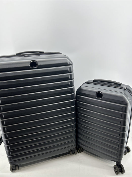 Delsey Helium Edge 2-piece Luggage Spinner Hardside Set 30" & 22" in Blue
