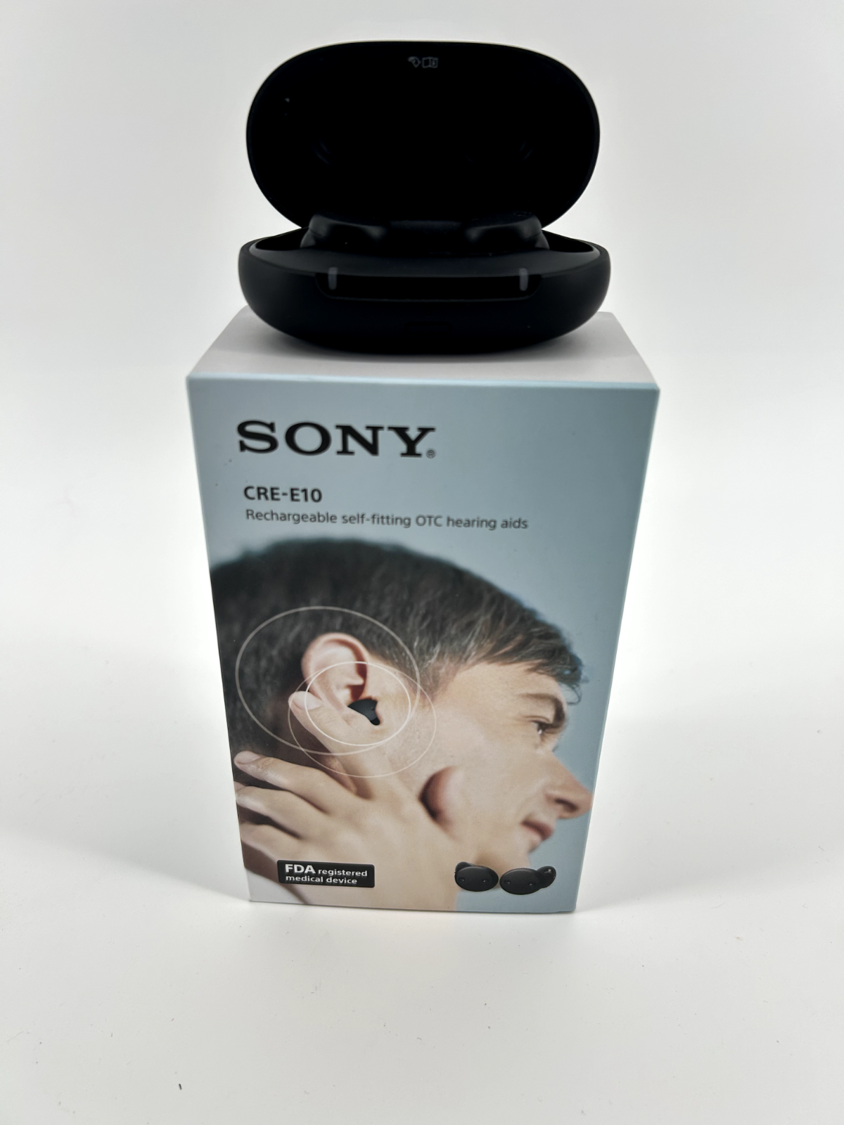 Sony CRE-E10 Self-Fitting OTC Hearing Aids - Over The Counter - FDA Approved