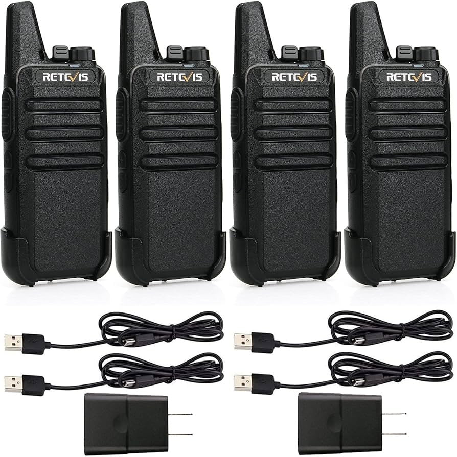 Retevis RT22 Two Way Radio Long Range Rechargeable,Portable 2 Way Radio