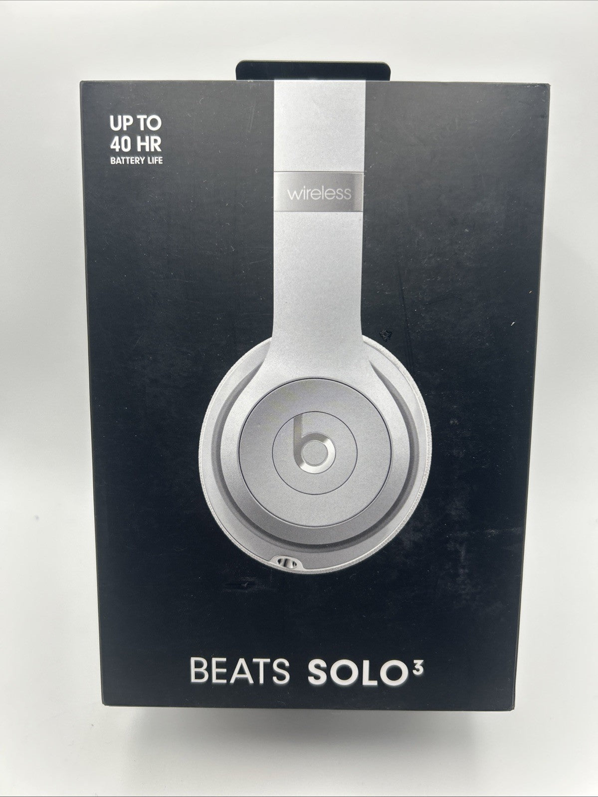 Beats Solo3 Wireless Bluetooth Over-Ear Headphones - Silver (MT293LL/A)