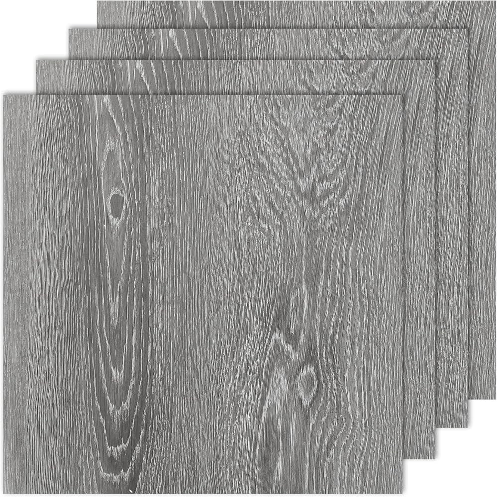 AKOLAFE 40 Sheet Vinyl Flooring 12x12 Inch Peel and Stick Floor Tile Waterproof