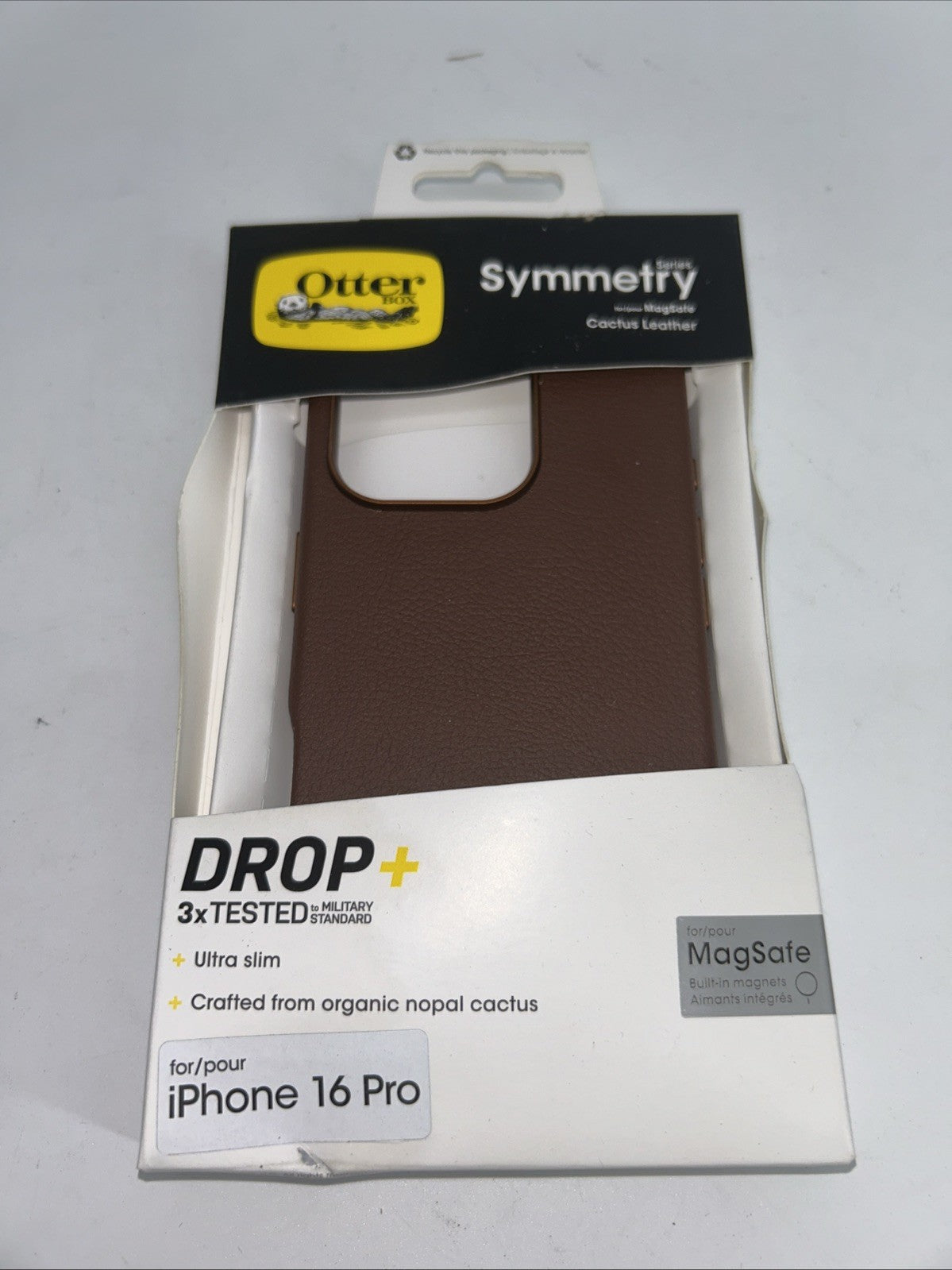 OtterBox Apple iPhone 16 Pro Symmetry Cactus Leather Series Case with MagSafe