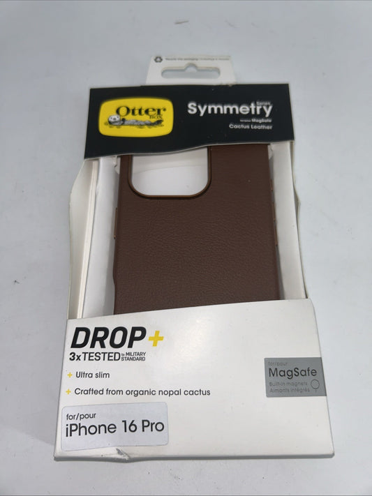 OtterBox Apple iPhone 16 Pro Symmetry Cactus Leather Series Case with MagSafe