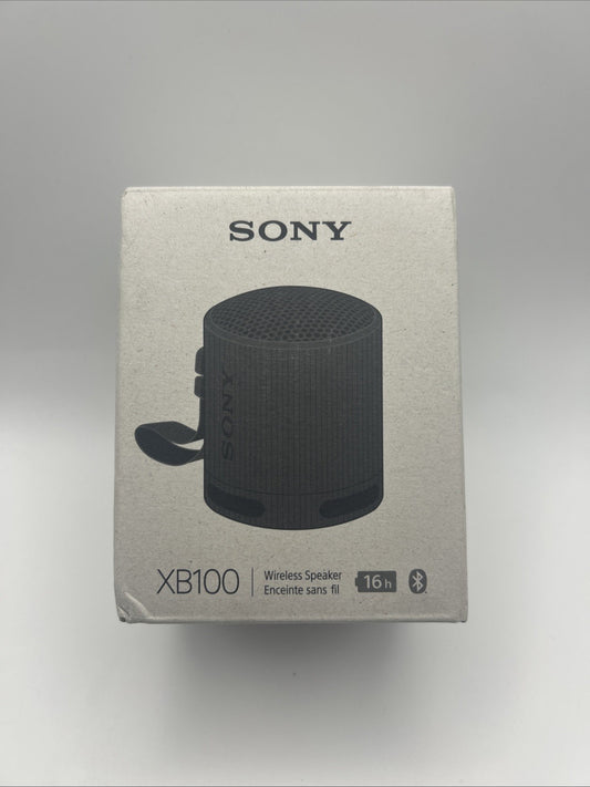 Sony SRS-XB100 Wireless Bluetooth Portable Compact Travel Speaker BLACK SRSXB100