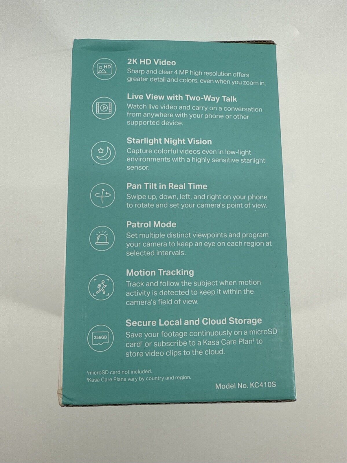 TP-Link Kasa Spot Pan Tilt 2K QHD Color Night Vision Camera - White