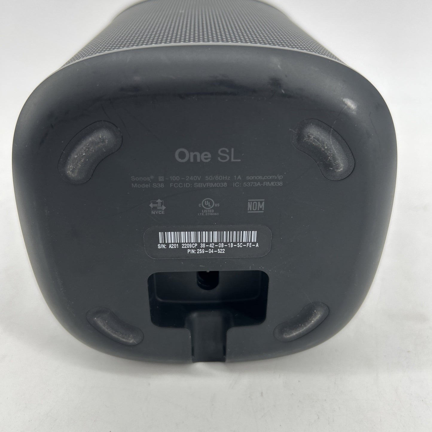 Sonos One SL Wireless Speaker, Black - 1 Speaker