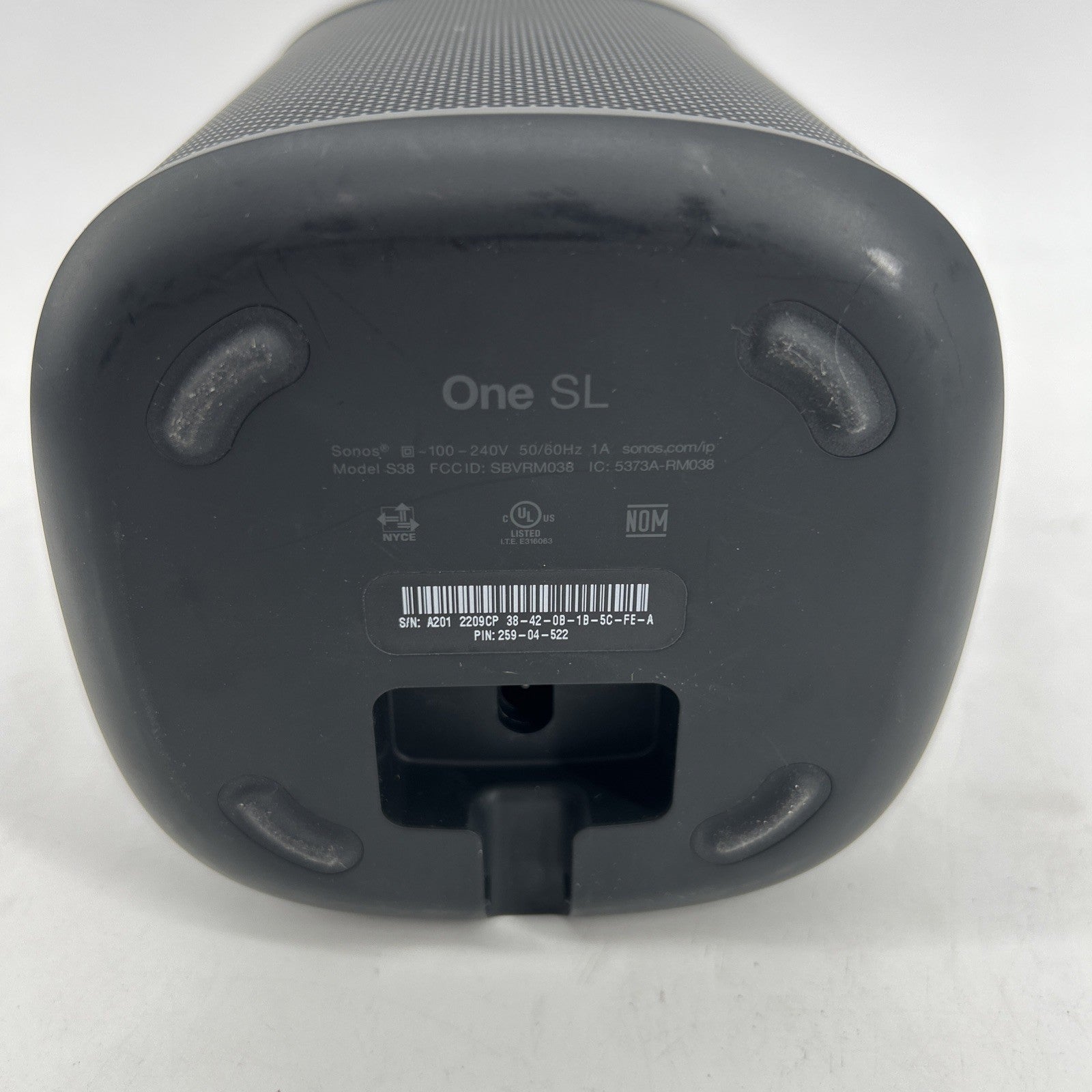 Sonos One SL Wireless Speaker, Black - 1 Speaker