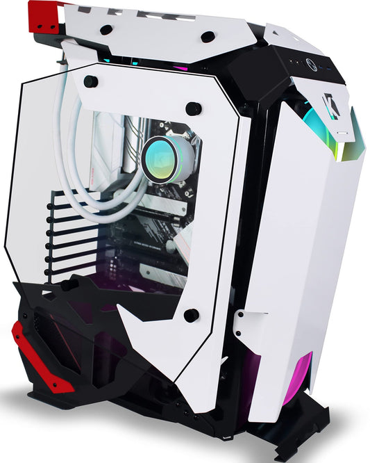 KEDIERS C650 Mech PC Case - ATX Tower Gaming Computer Case with Tempered Glass