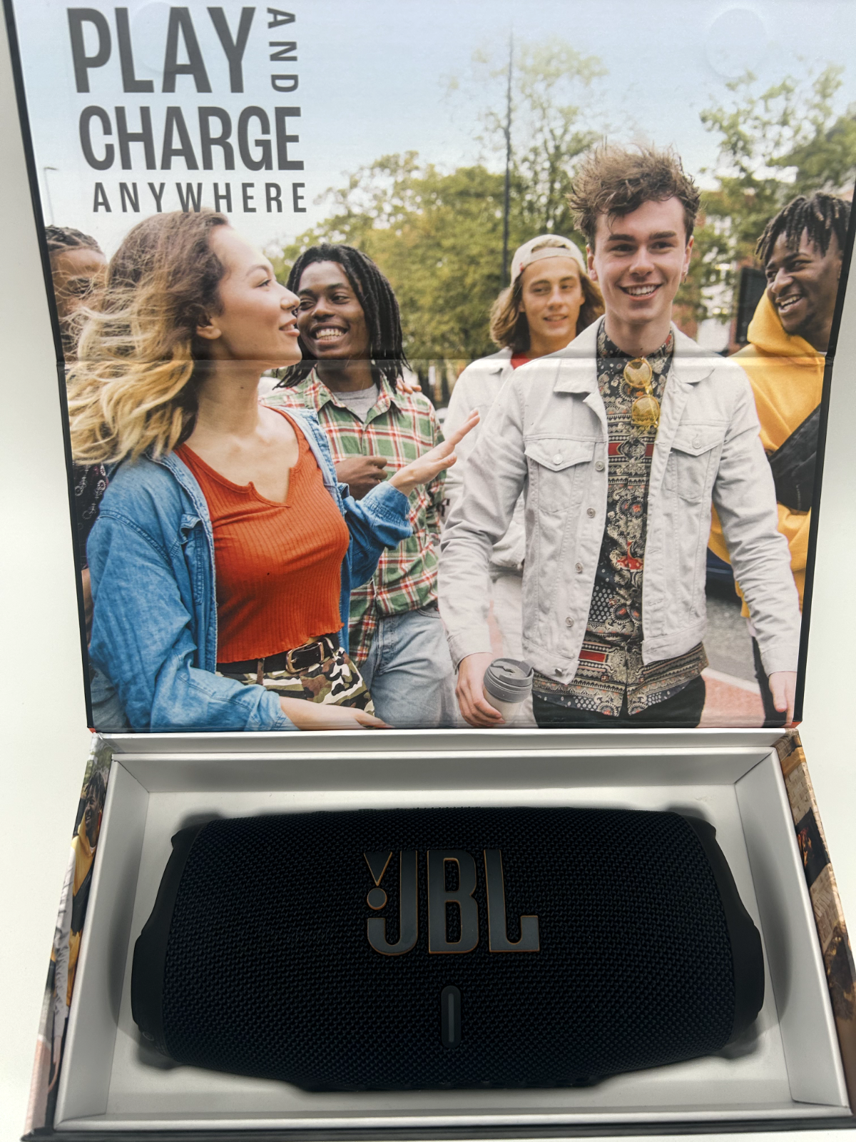 JBL Charge 5 Wi-Fi Bluetooth Portable Speaker - Black