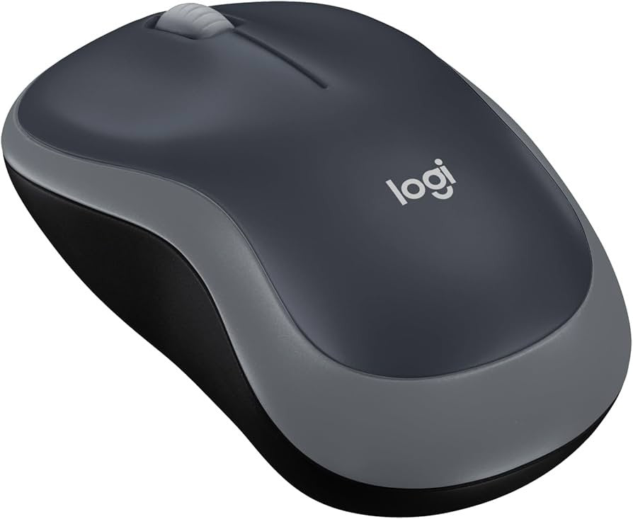 Logitech M185 Wireless Mouse, 2.4GHz with USB Mini Receiver, 12-Month Battery