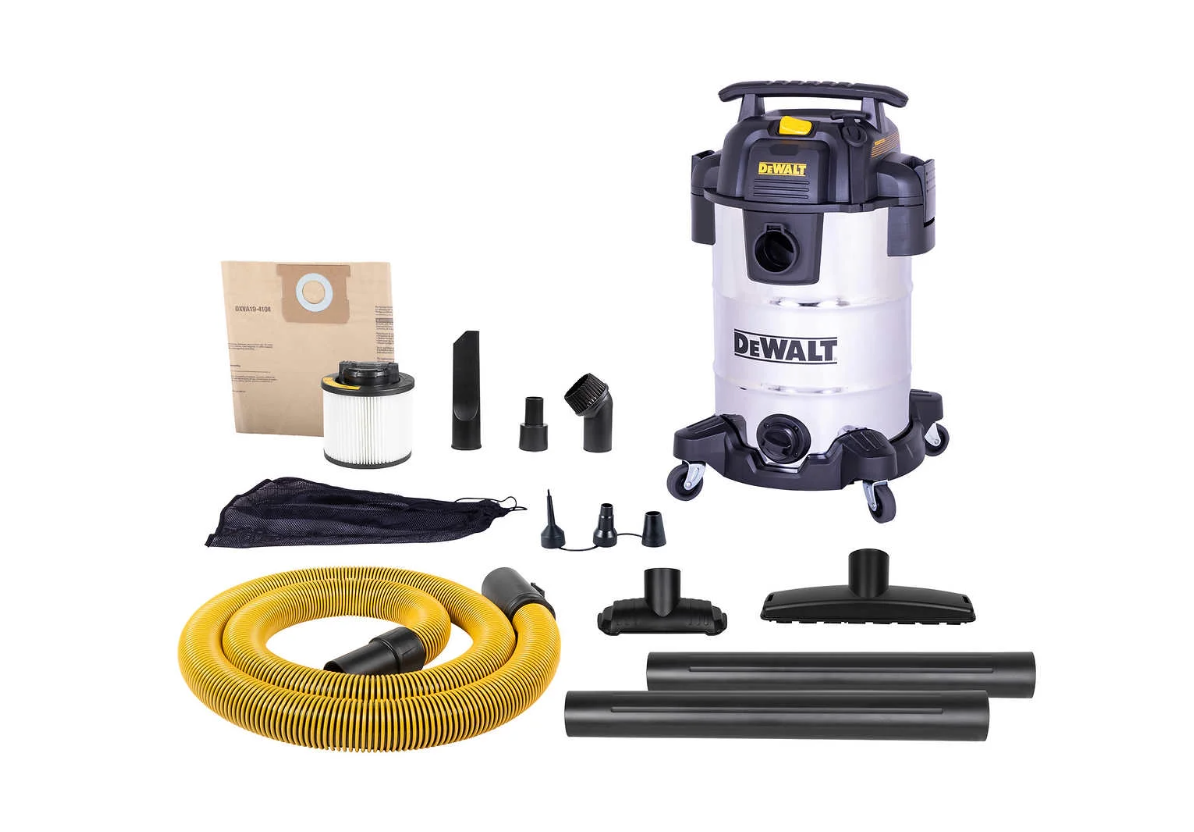 DeWalt 8 Gallon Wet/Dry Shop Vacuum  Hose and Accessories - Shop Vac