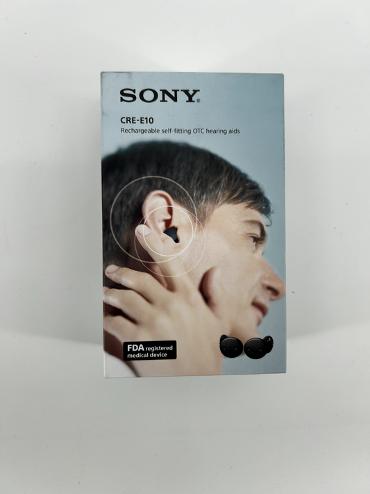 Sony CRE-E10 Self-Fitting OTC Hearing Aids - Over The Counter - FDA Approved