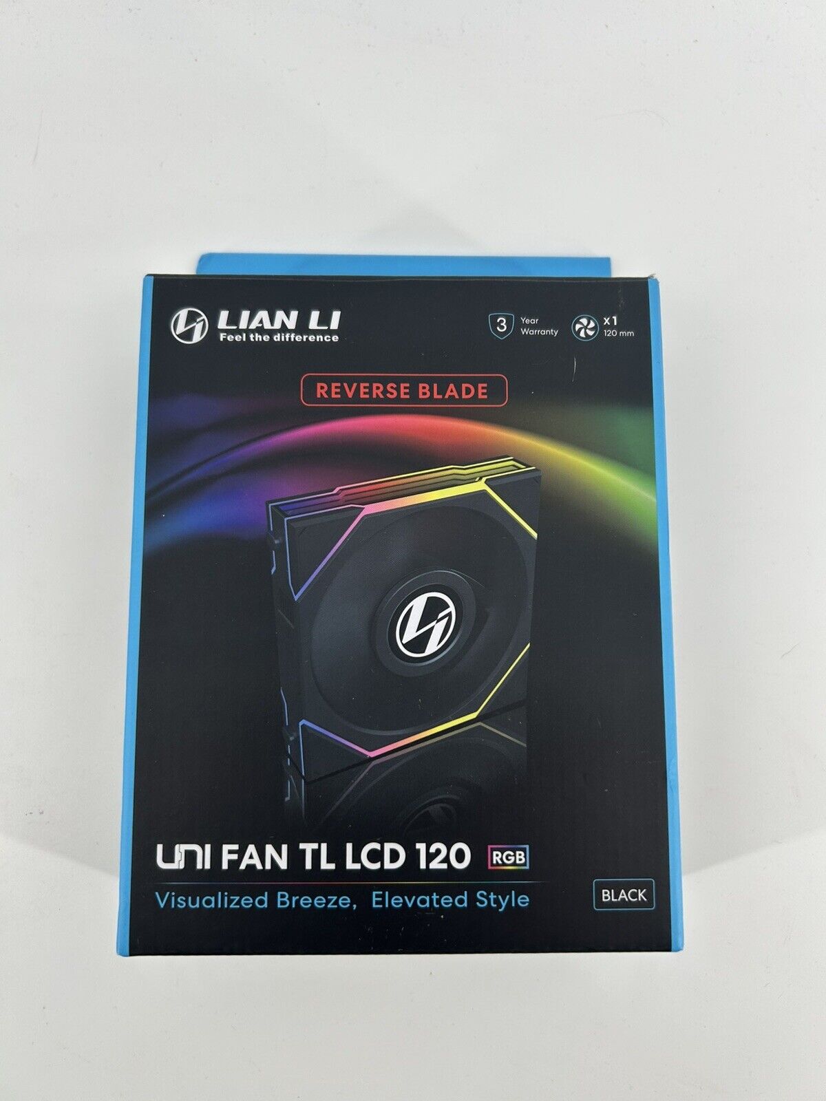 Lian Li UNI FAN TL LCD 120 RGB Single Pack Black Color - Controller not Included