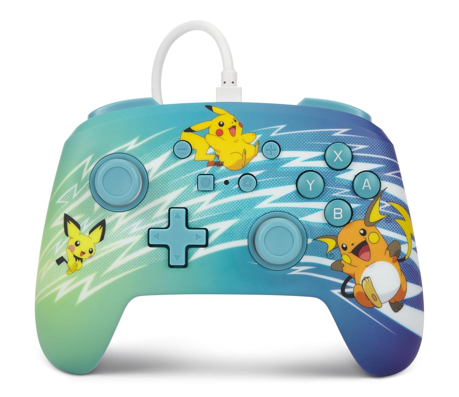 PowerA Enhanced Nintendo Switch Controller Wired - Pikachu Evolution, Pokemon