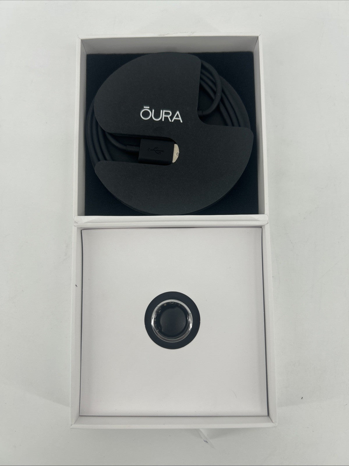 Oura Ring Gen 3 Horizon Silver Size 6 Smart Ring