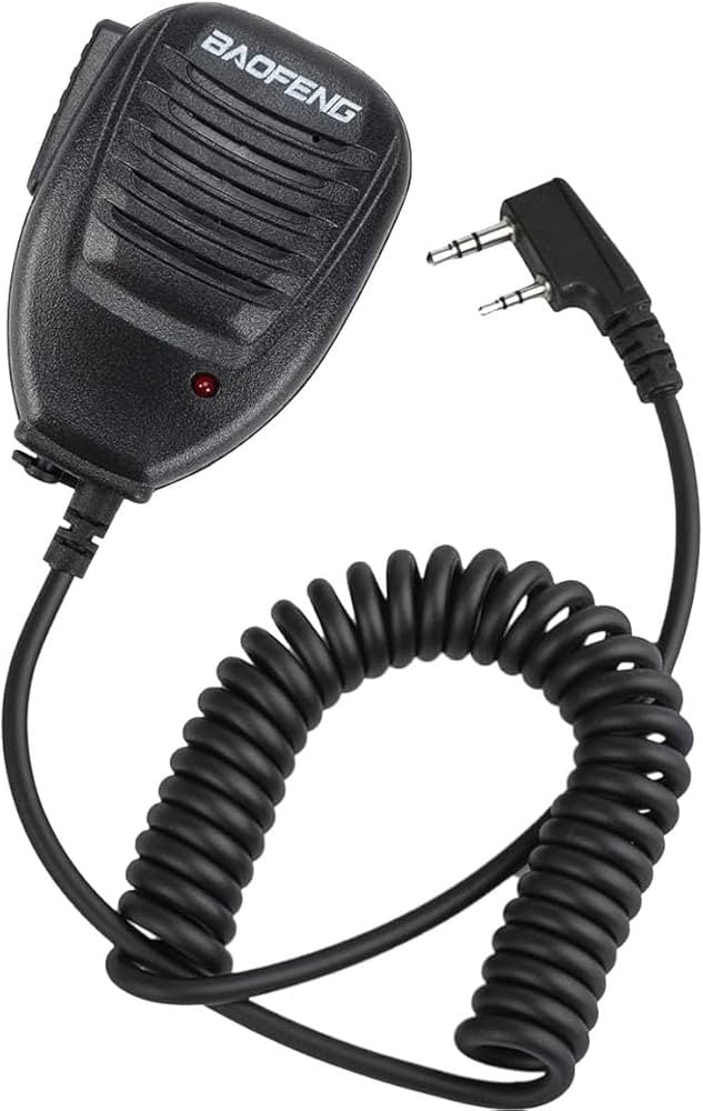 Baofeng BF-S112 Two Way Radio Speaker,Black, Auxiliary