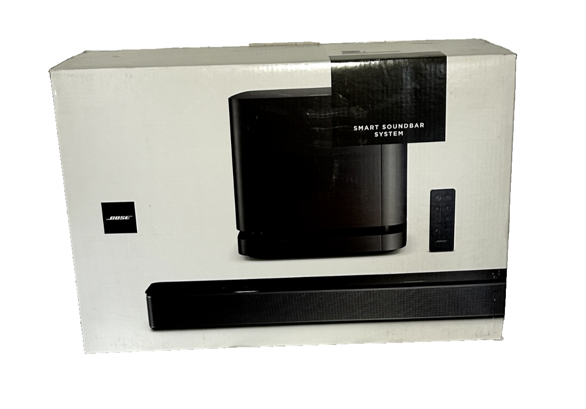 Bose Smart Soundbar 300 System with Base 500 Bass Module Bundle