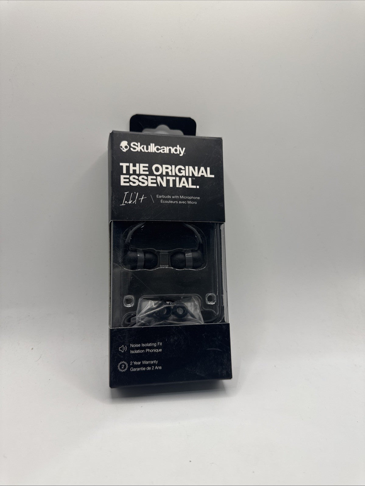Skullcandy Ink'd + Wired In-Ear Earbuds with Microphone - Gray/Black