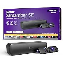 Roku Streambar SE 2-in-1 TV Soundbar with Built-in Streaming, Premium Speakers