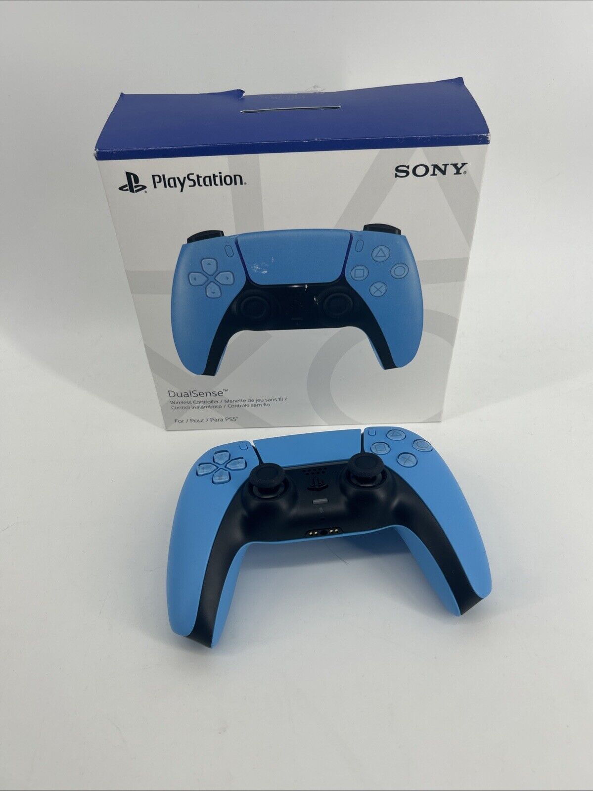 Sony - PlayStation 5 - DualSense Wireless Controller - Starlight Blue