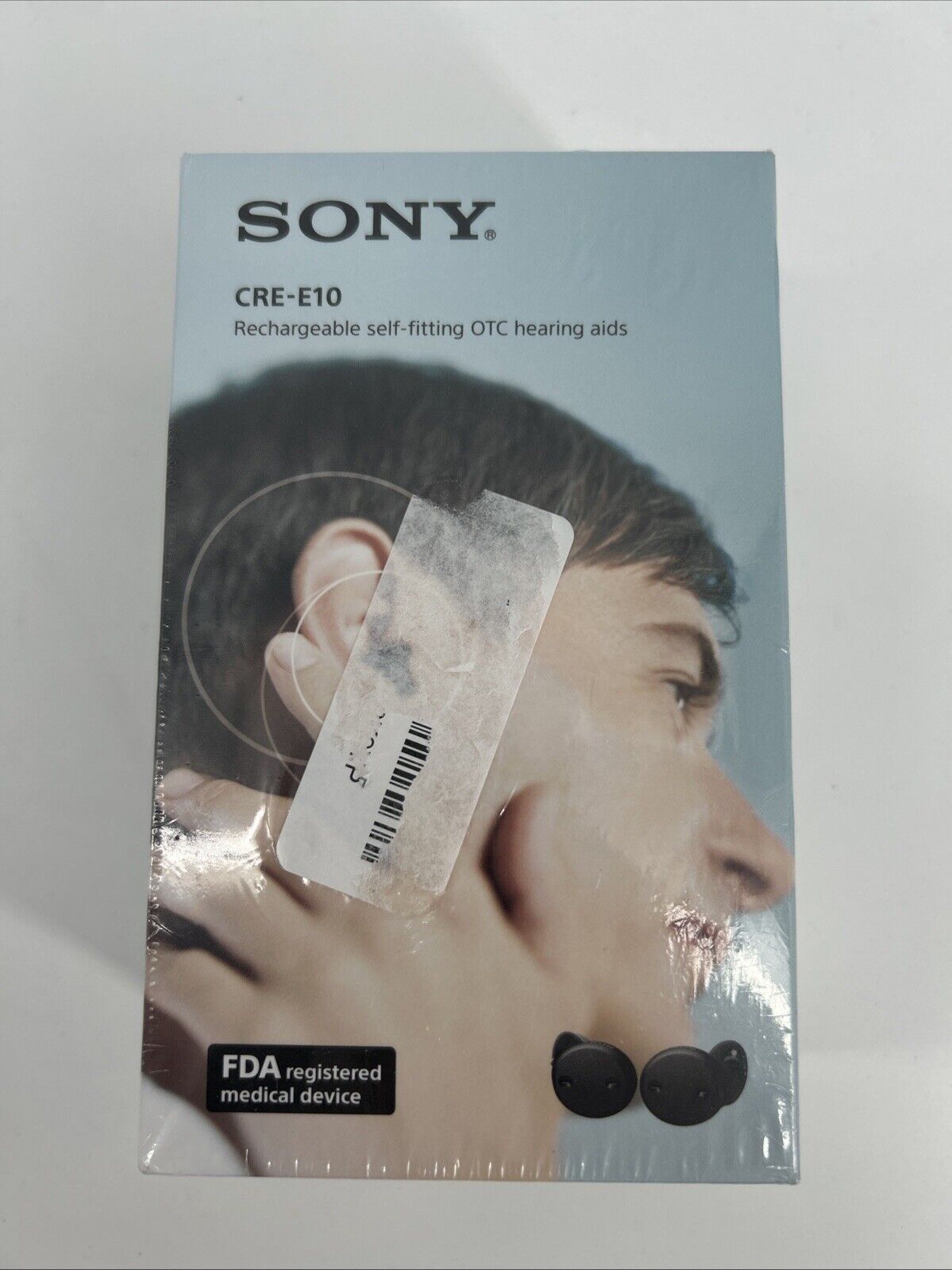 Sony CRE-E10 Self-Fitting OTC Hearing Aids -FDA Approved - Factory Sealed