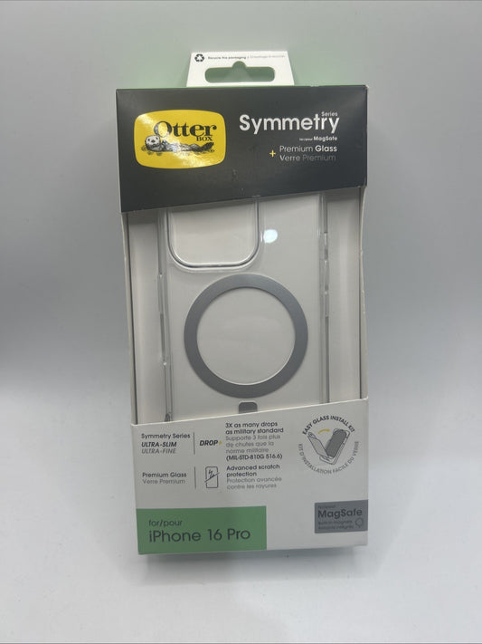 IPHONE 16 PRO Symmetry CLEAR CASE +  Premium Glass With MagSafe