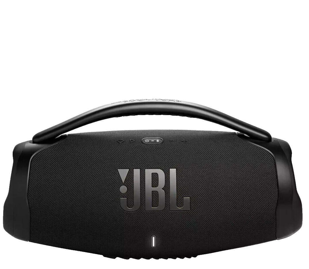 JBL Boombox 3 Portable Bluetooth Speaker - Black - Rechargeable - Used - 4