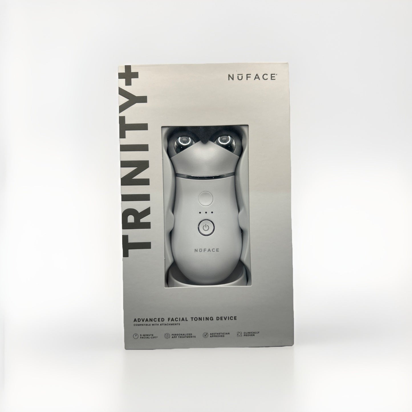 NuFACE Trinity + Facial Toning Device Starter Kit,with Super Peptide Booster