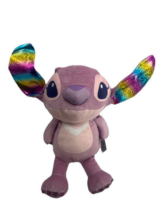 Lilo and Stitch Angel Jumbo Plush 26inch New W Tag Rainbow Ears Costco Exclusive