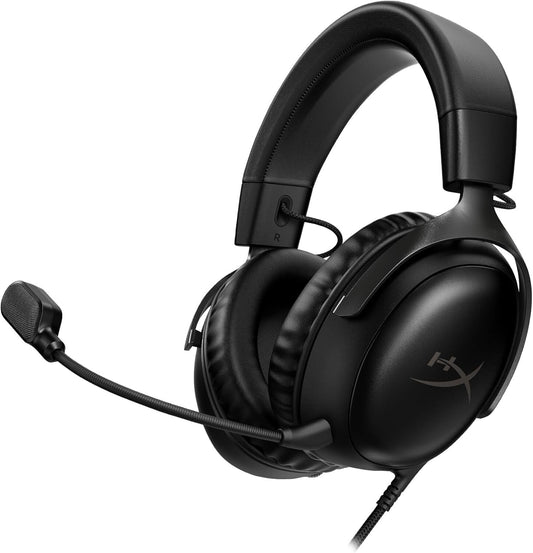 HyperX Cloud III Wired Gaming Headset - PC PS5 PS4 Xbox Switch, 3.5mm Jack