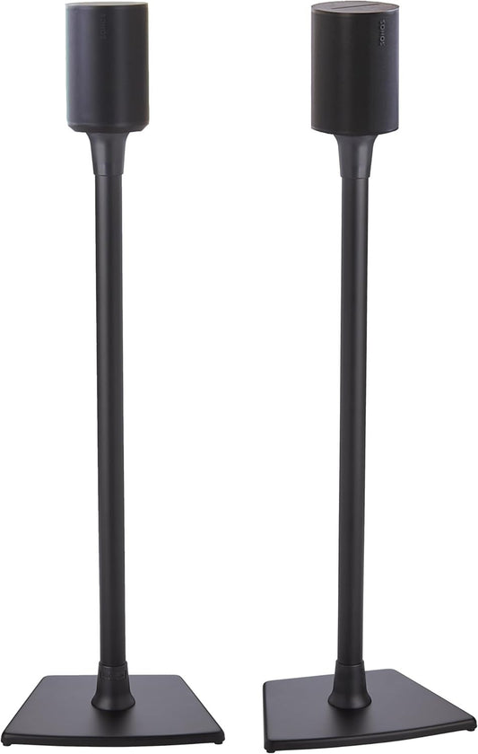 Sanus Wireless Speaker Stand for Sonos Era 100, Pair Black