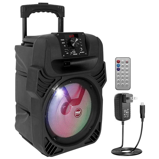 Pyle 400W Portable Bluetooth PA Loudspeaker - 8â€ Subwoofer System