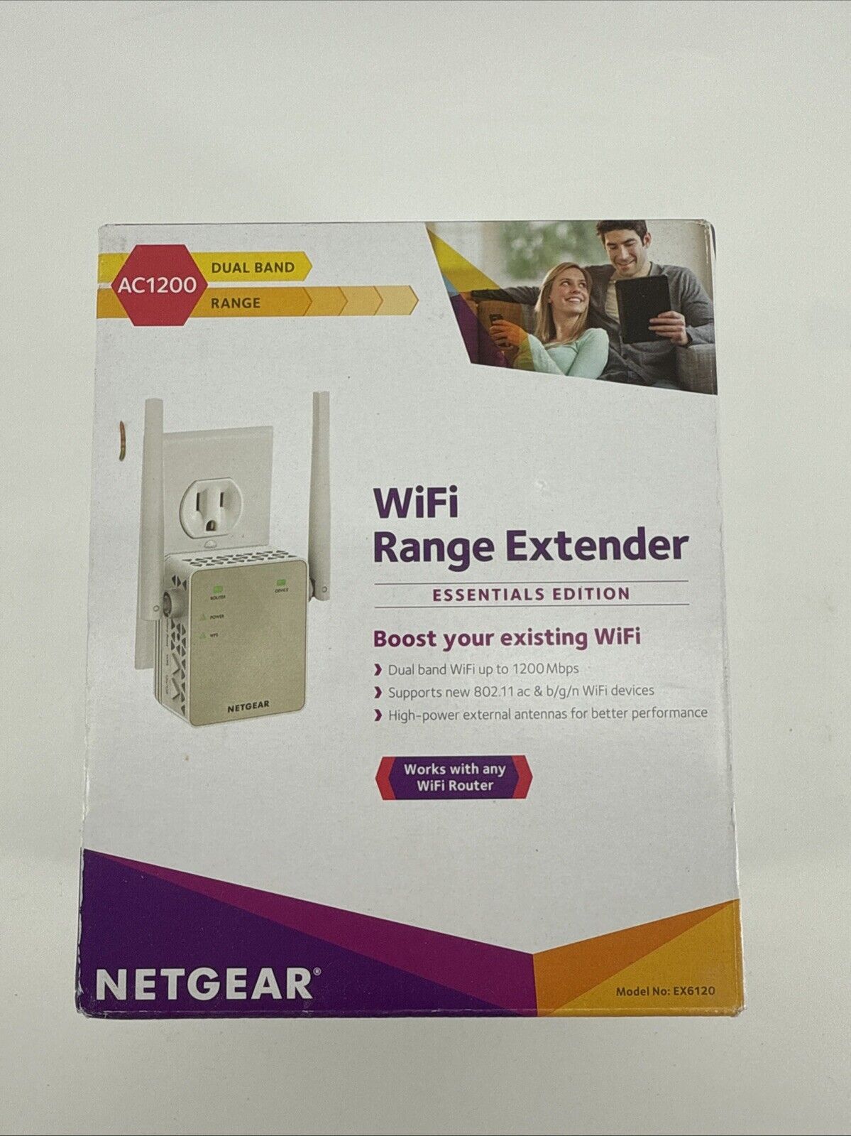 NETGEAR EX6120100NAS Wi-Fi Range Extender