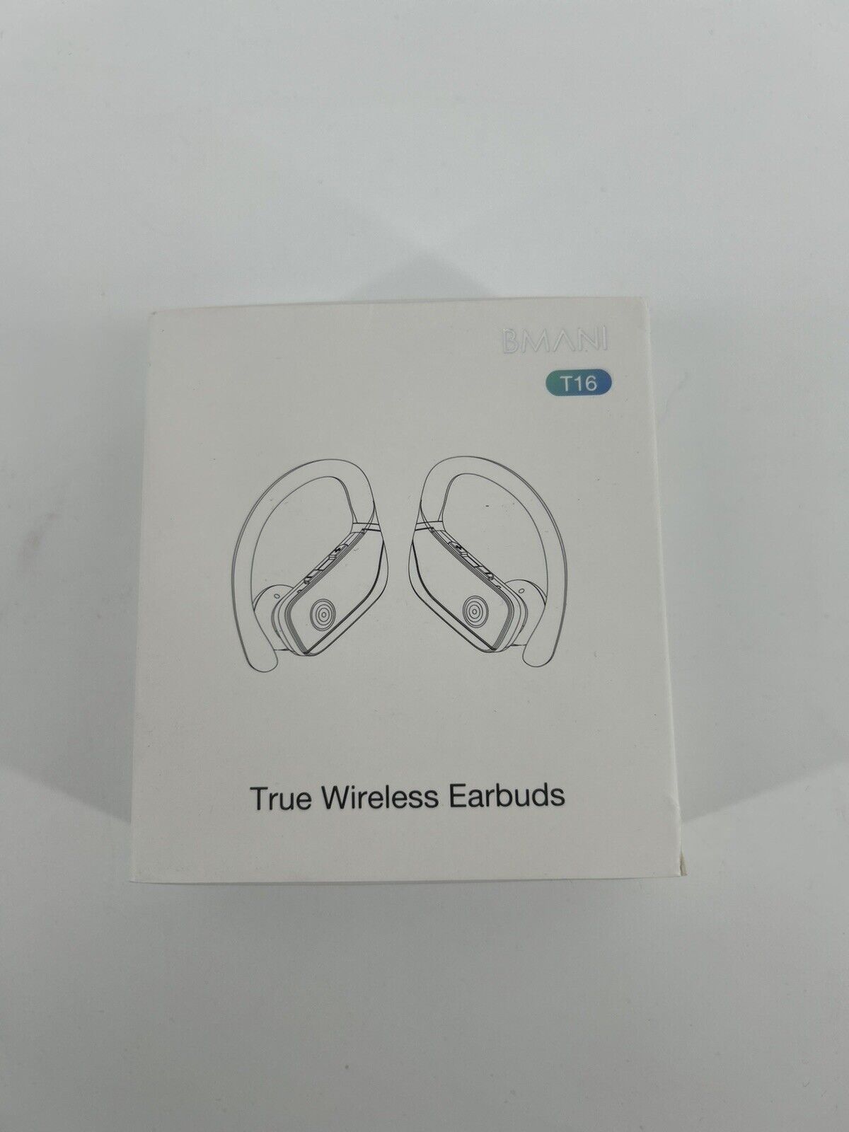 BMANI T16 True Wireless Earbuds, 5.0 HiFi Dual LED Display, Black