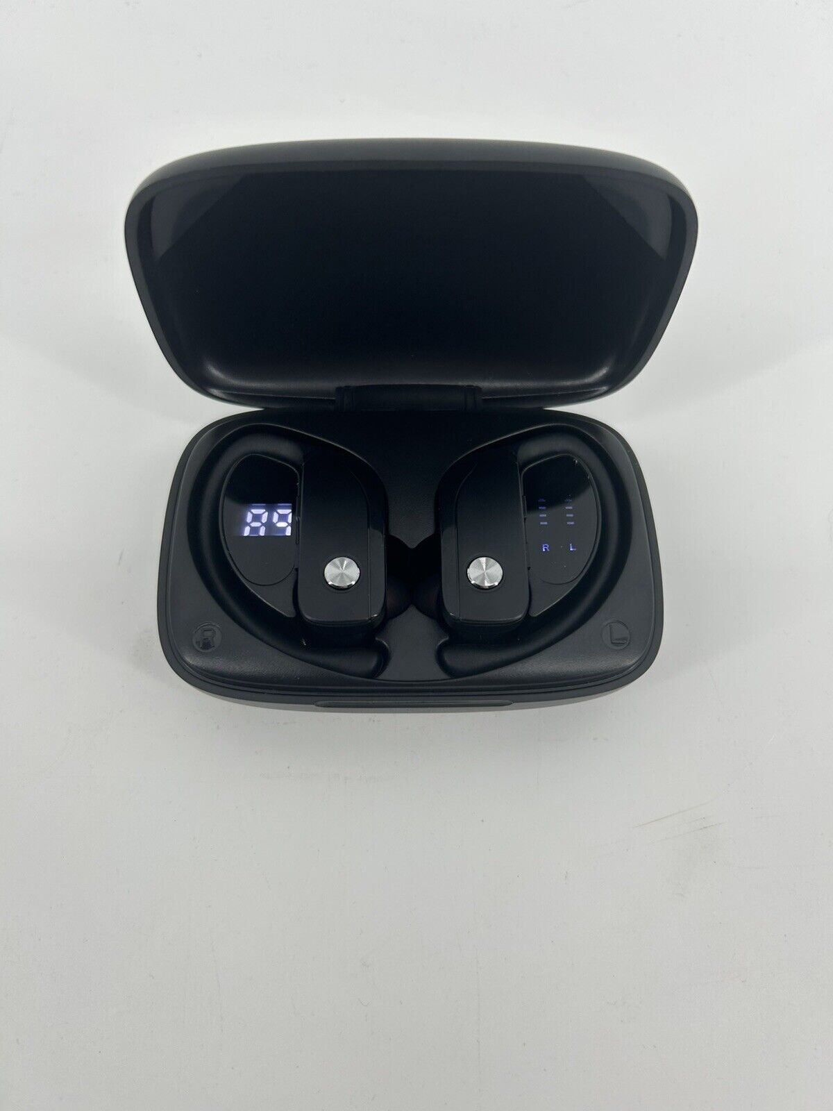 BMANI T16 True Wireless Earbuds, 5.0 HiFi Dual LED Display, Black