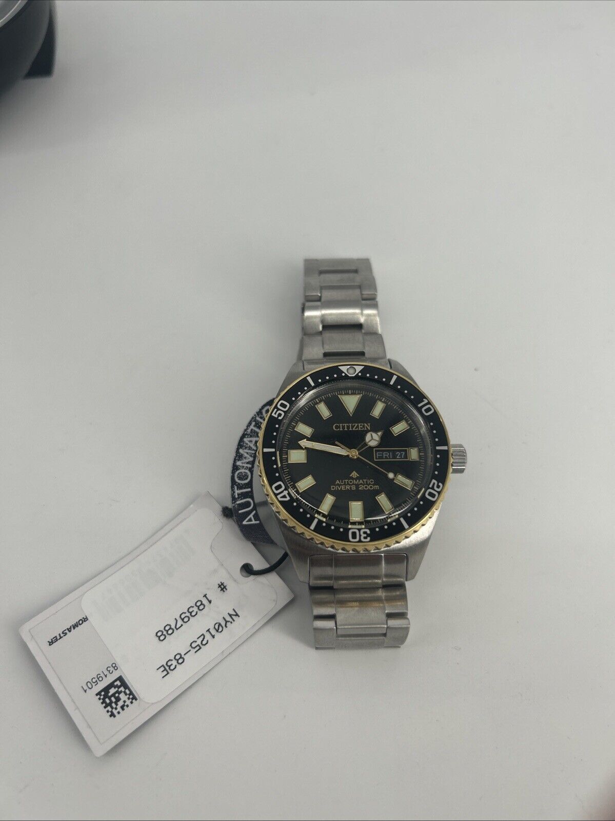 Citizen Promaster Mechanical Diver 41mm Silver Stainless Steel Case and Strap...