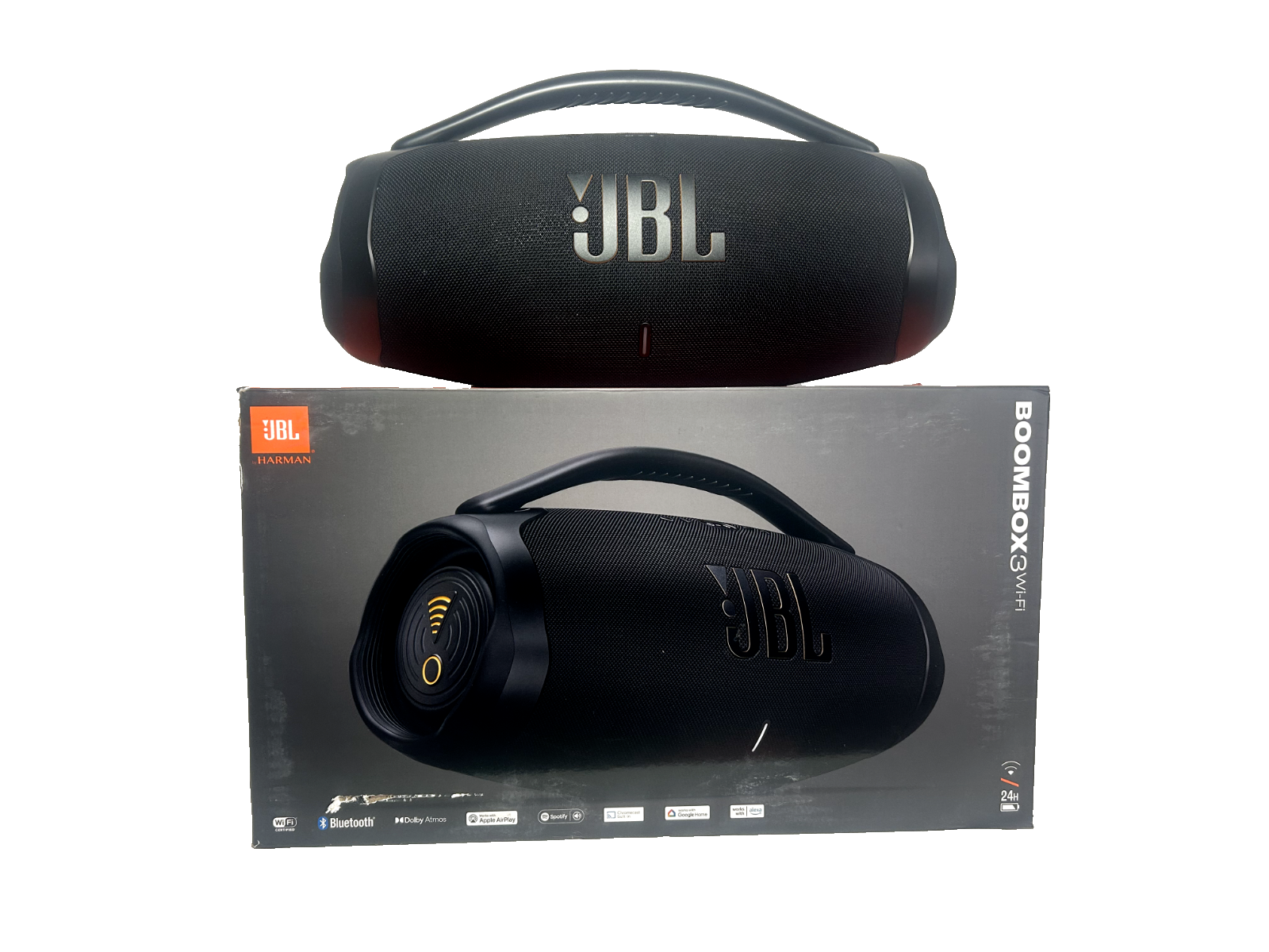 JBL Boombox 3 Portable Bluetooth Speaker - Black