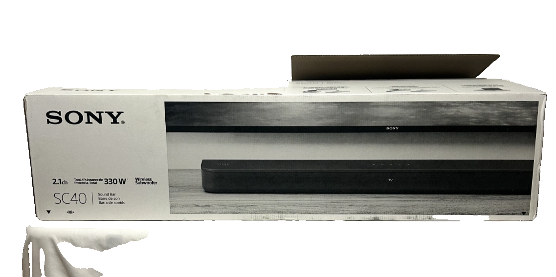Sony HT-SC40 2.1 Channel Soundbar Wireless Subwoofer, Dolby Audio, Home Theater