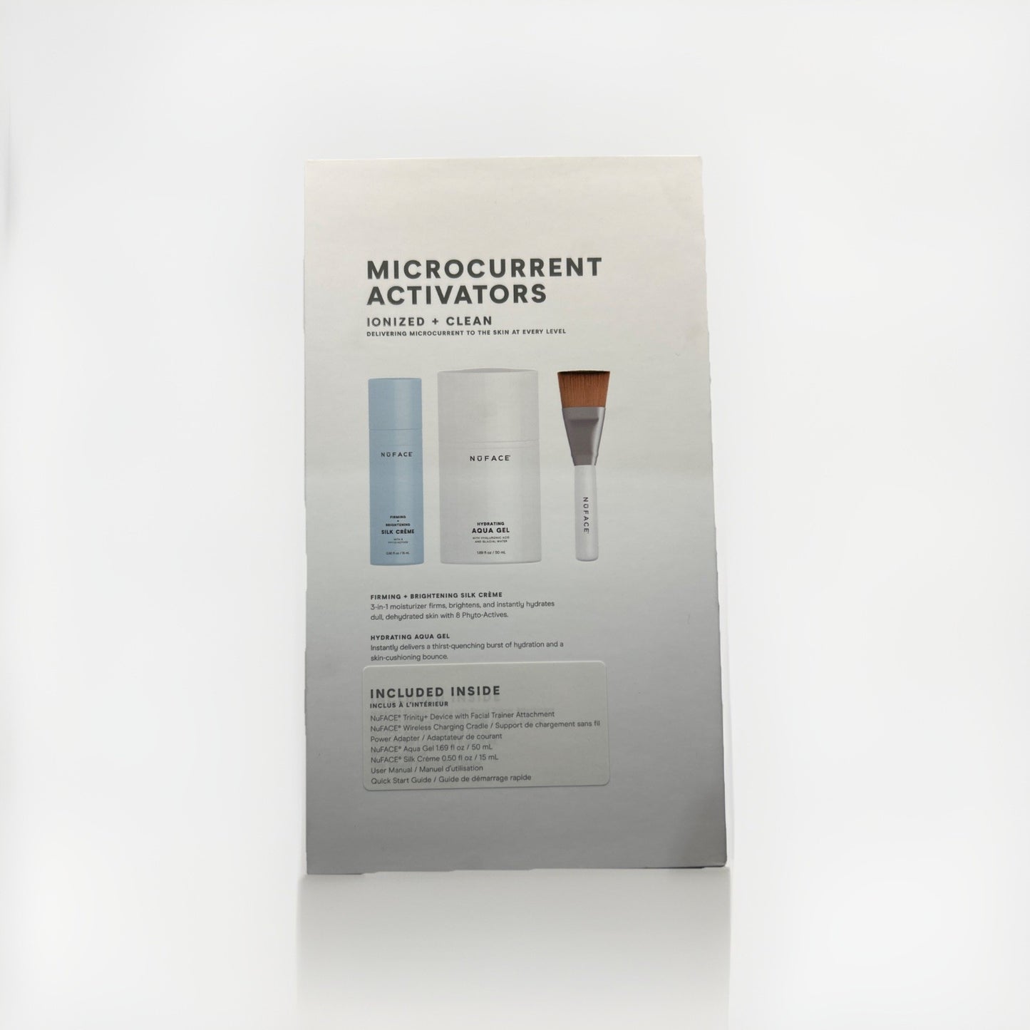 NuFACE Trinity + Facial Toning Device Starter Kit,with Super Peptide Booster