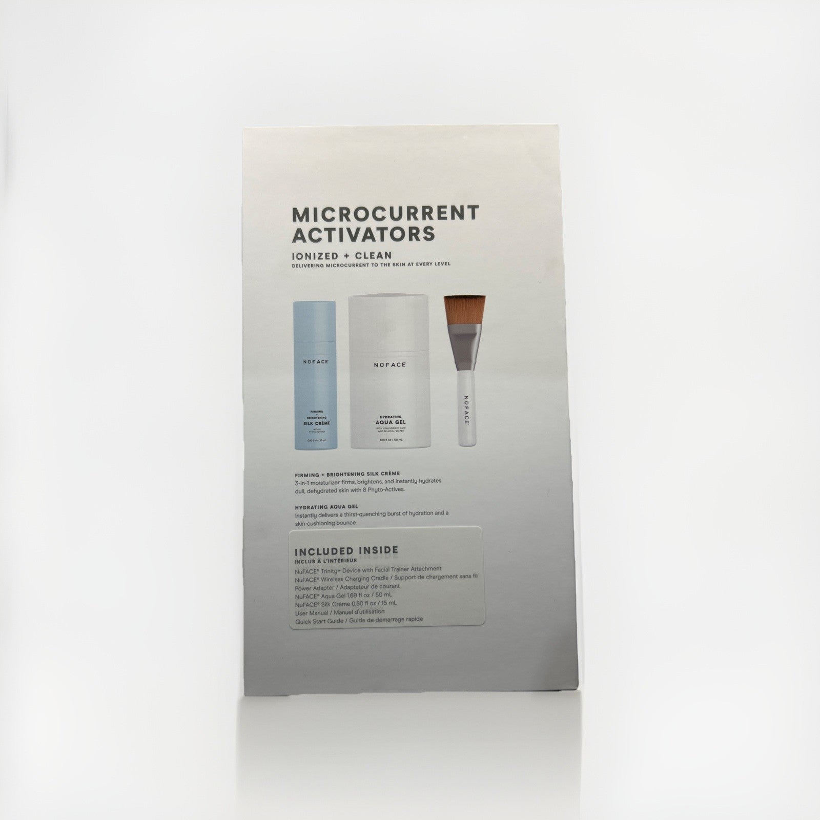 NuFACE Trinity + Facial Toning Device Starter Kit,with Super Peptide Booster