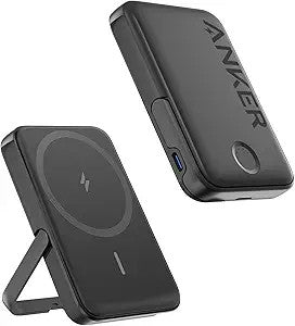Anker MagGo Magnetic Battery Pack 5K – USB-C Portable Charger - Black