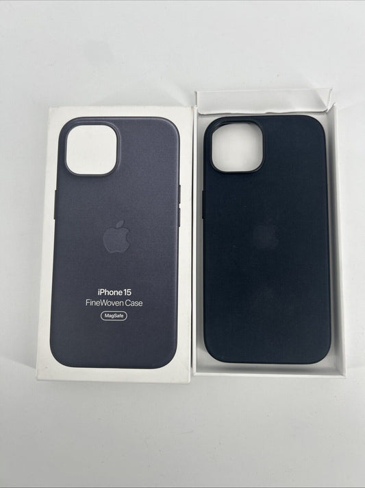 Apple FineWoven Case with MagSafe for iPhone 15 Pro - Black