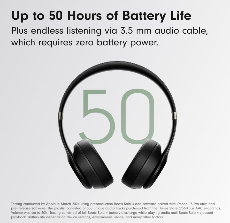 Beats - Solo 4 True Wireless On-Ear Headphones - Matte Black