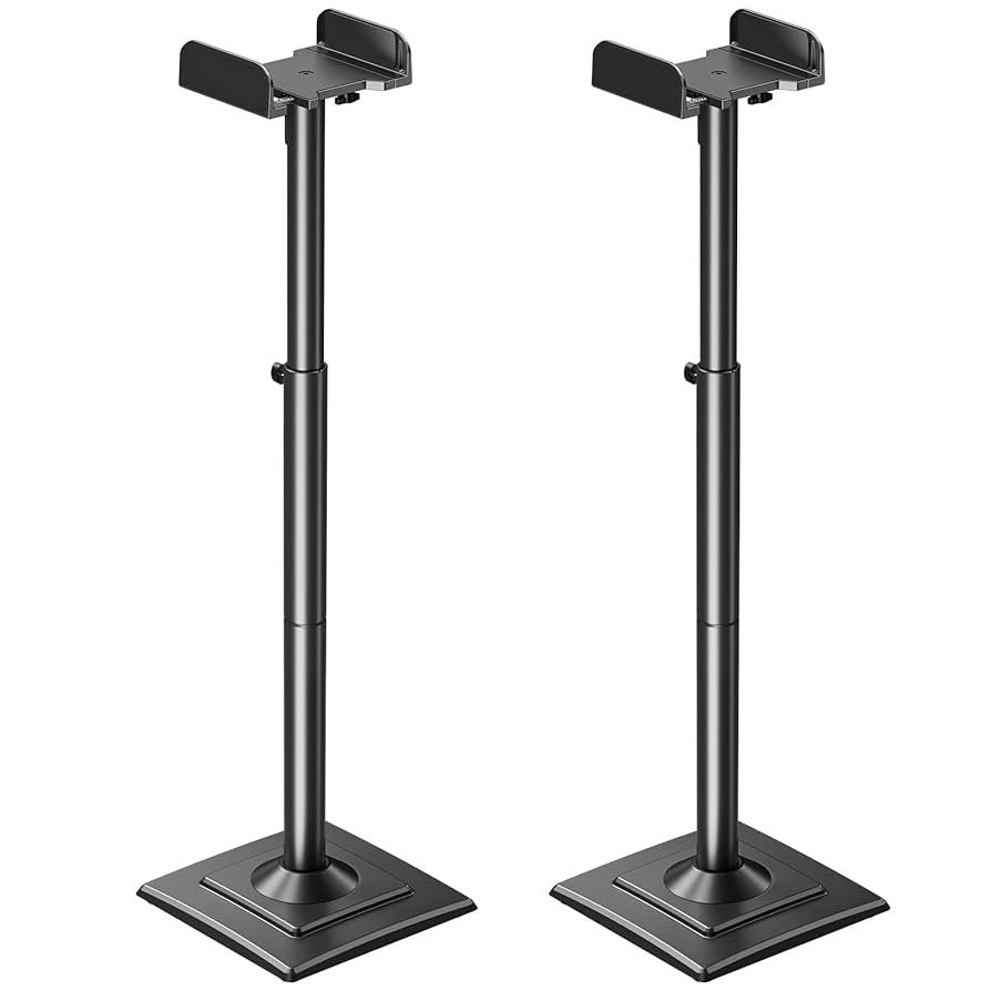 MOUNTUP Universal Speakers Stands Pair 34 to 43.3" Height, Adjustable