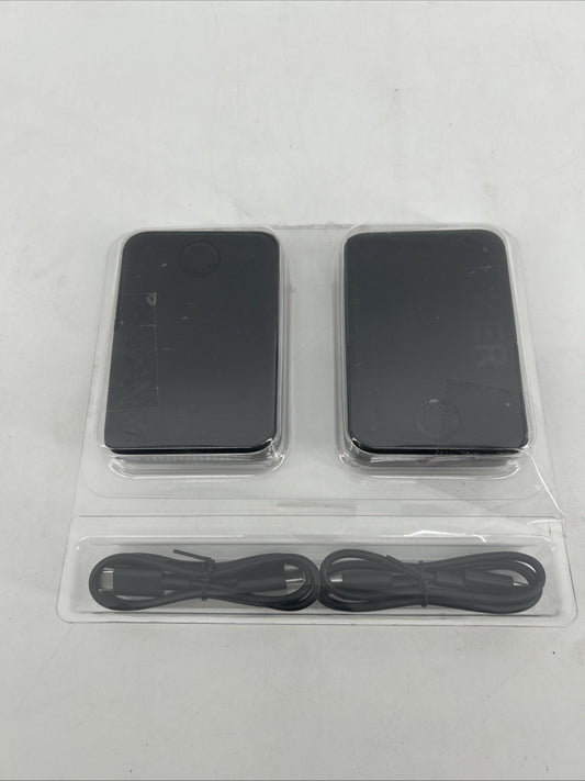 2 Pack Anker MagGo Magnetic Power Bank iPhone Wireless Battery Kickstand - Used