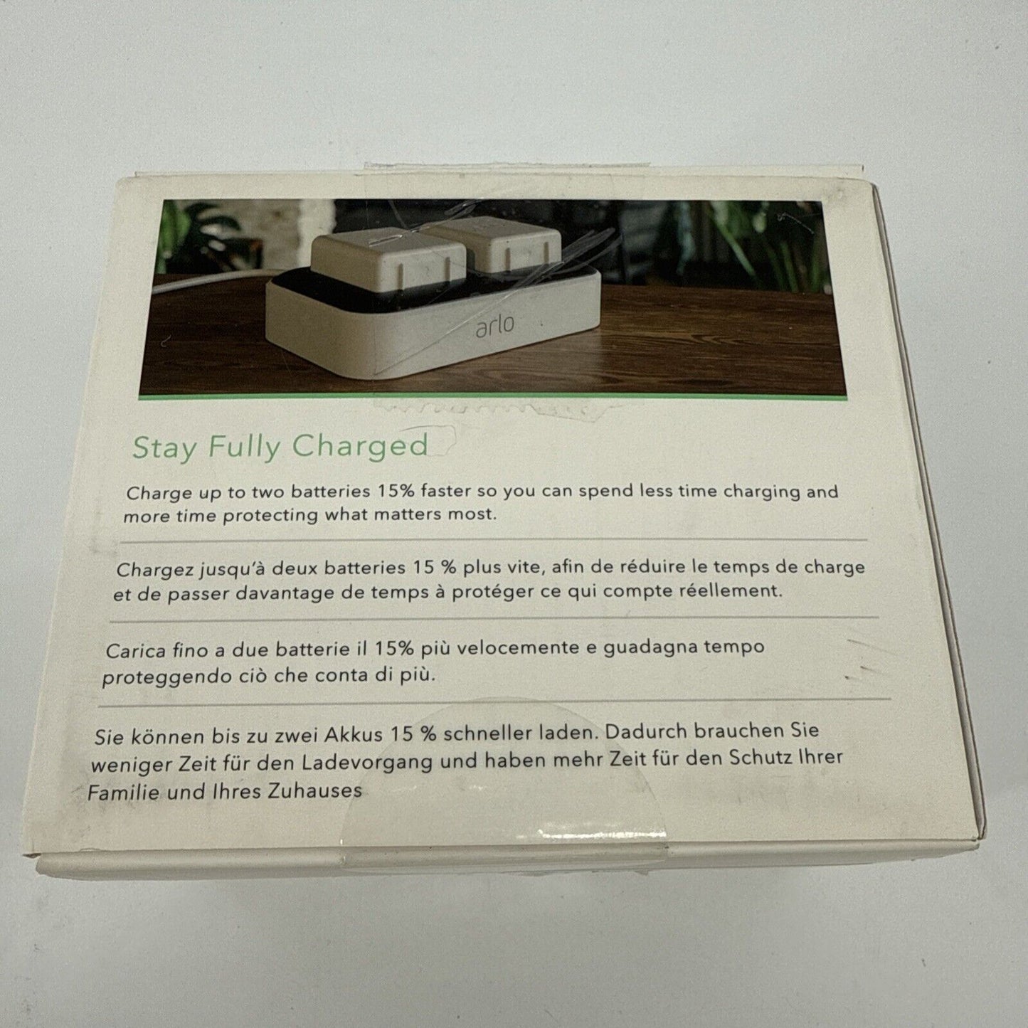 Arlo VMA5400C Dual Battery Charger for Arlo Ultra and Pro 3 Camera Batteries 