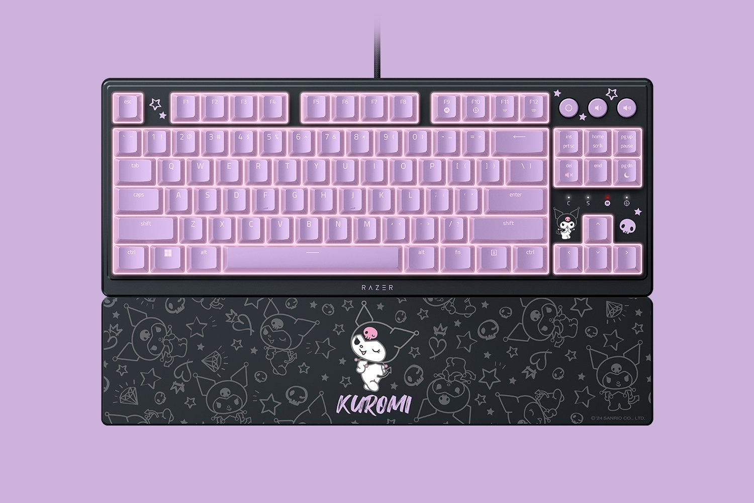 Razer Ornata V3 Tenkeyless - Kuromi Edition Keyboard