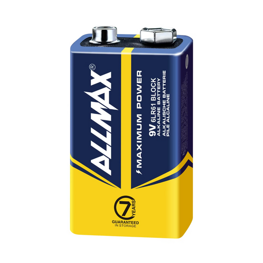 Allmax 9V Maximum Power Alkaline Batteries